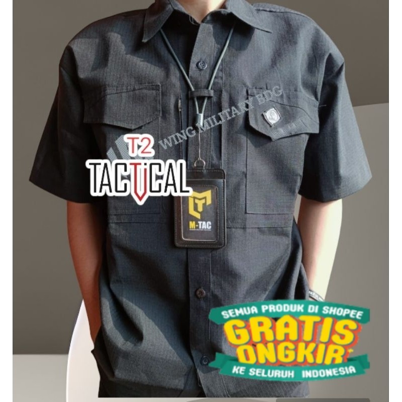 Kemeja Pendek M-Tac Kemeja Tactical Kemeja Lapangan/ jumbo big size besar