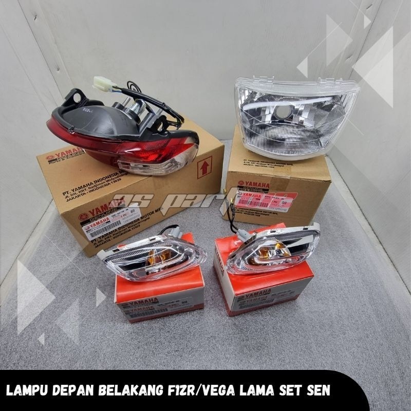LAMPU DEPAN BELAKANG F1ZR FIZR VEGA LAMA SET SEN ASLI ORIGINAL YAMAHA AS. .