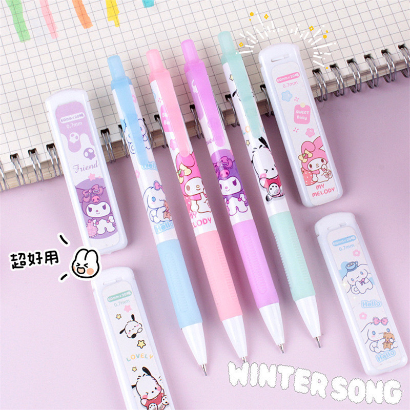 

WYNOLSHOP PENSIL MEKANIK SANRIO LUCU TERBARU / FREE ISI PENSIL MEKANIK 0.7MM MOTIF CINNAMOROL MELODY KUROMI