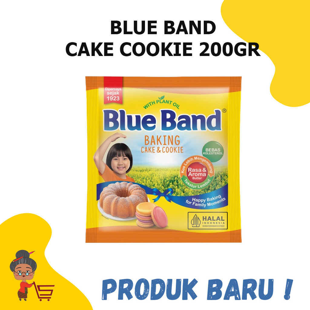 

BLUE BAND CAKE COOKIE 200gr / BLUEBAND / BLUE BAND CAKE COOKIE