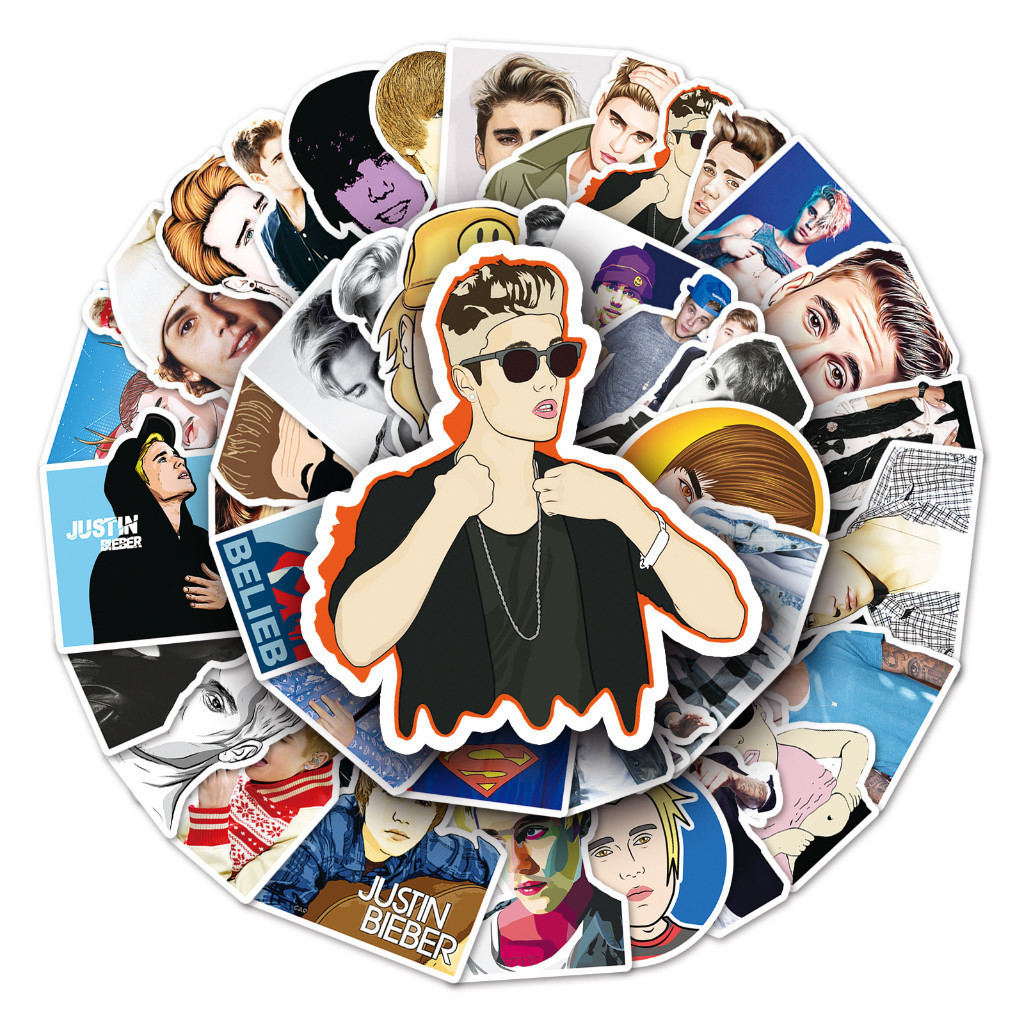 

Sticker Pack vinyl anti air varian JUSTIN BIEBER | glossy matte | laptop helm tumbl koper Stiker