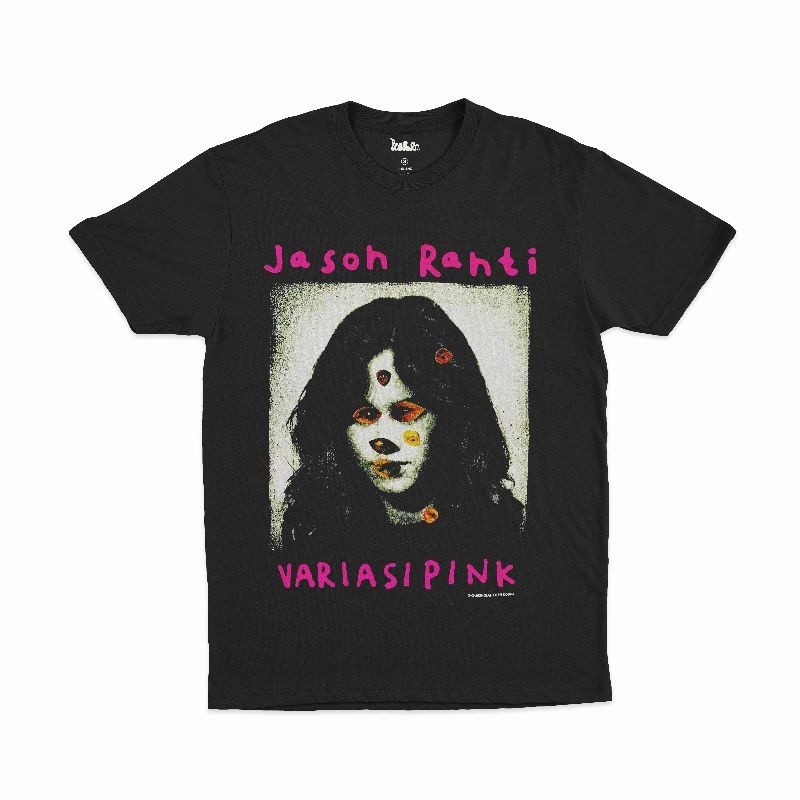 KAOS BAND Tshirt Jason Ranti - Variasi Pink Bahan Cotton Combed 24s Tebal