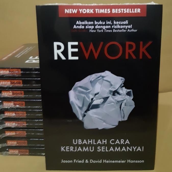 

Buku REWORK Ubahlah Cara Kerjamu Selamanya Jason Fried David Heinemeie