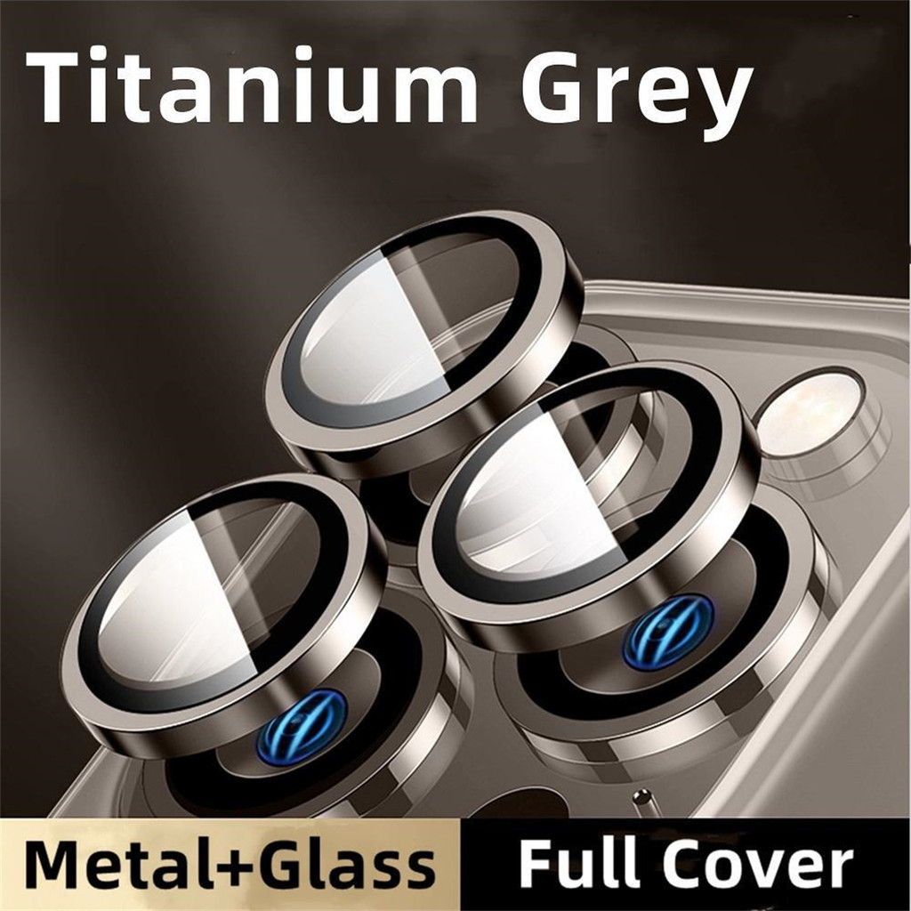 Titanium Grey Color Camera Lens Protector for Iphone 15 14 13 12 11 Pro Max 12 13 Mini 14 15 Plus Fu