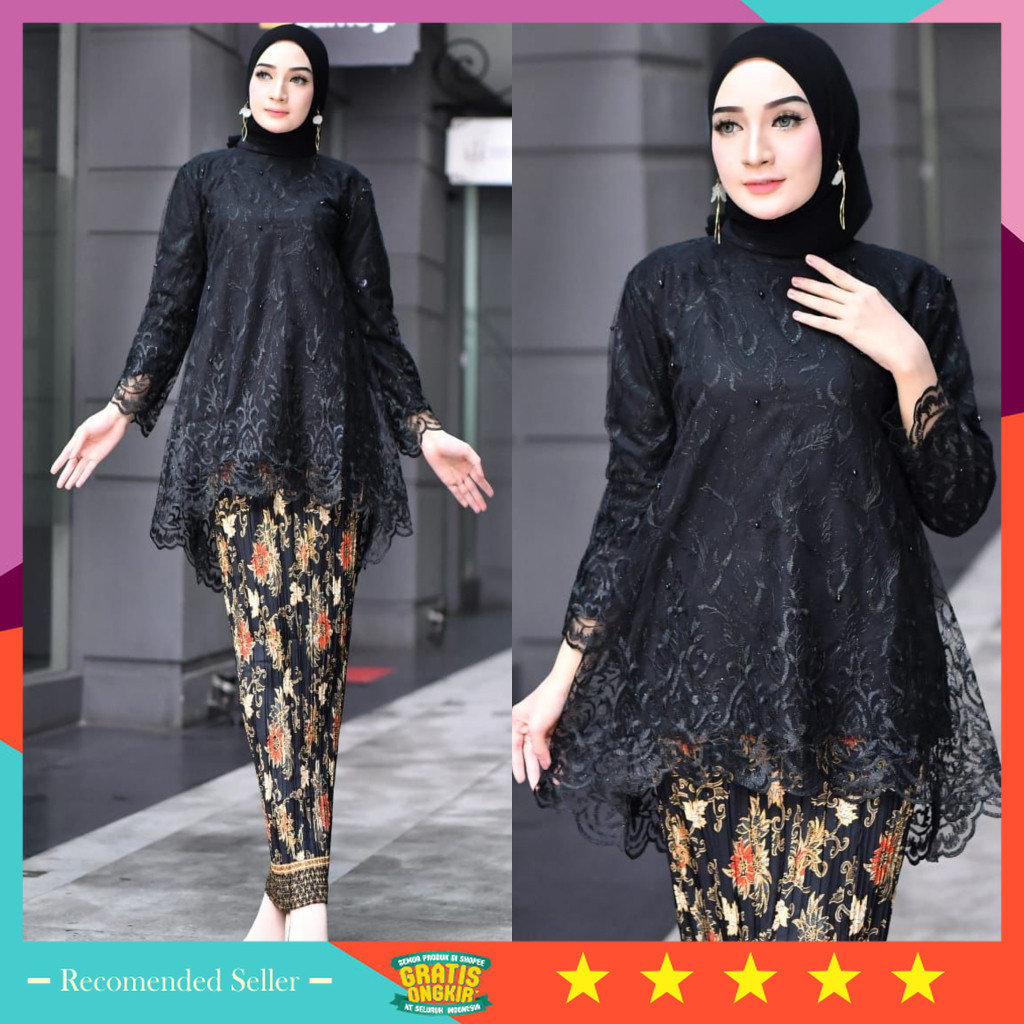 Set Kebaya Wanita Murah Modern Kekinian / (COD) GC - SETELAN KEBAYA MODERN AZKIA TILE - KEBAYA MODER