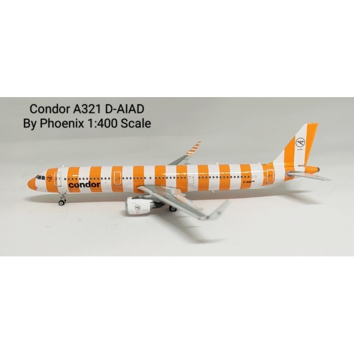 DIECAST PESAWAT TERBANG Condor A321 D-AIAD By Phoenix 1:400 Skala AIRCRAFT DIECAST