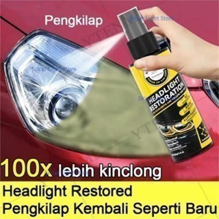 Headlight Restored / Pengkilap Mika Lampu / Headlamp Polish/Pembersih Kaca Lampu Mobil Kusam / Headl