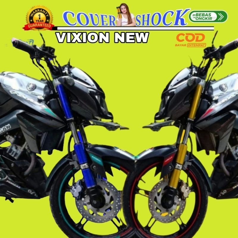 cover shock NEW VIXION.. OLD VIXION.. variasi motor cover shock