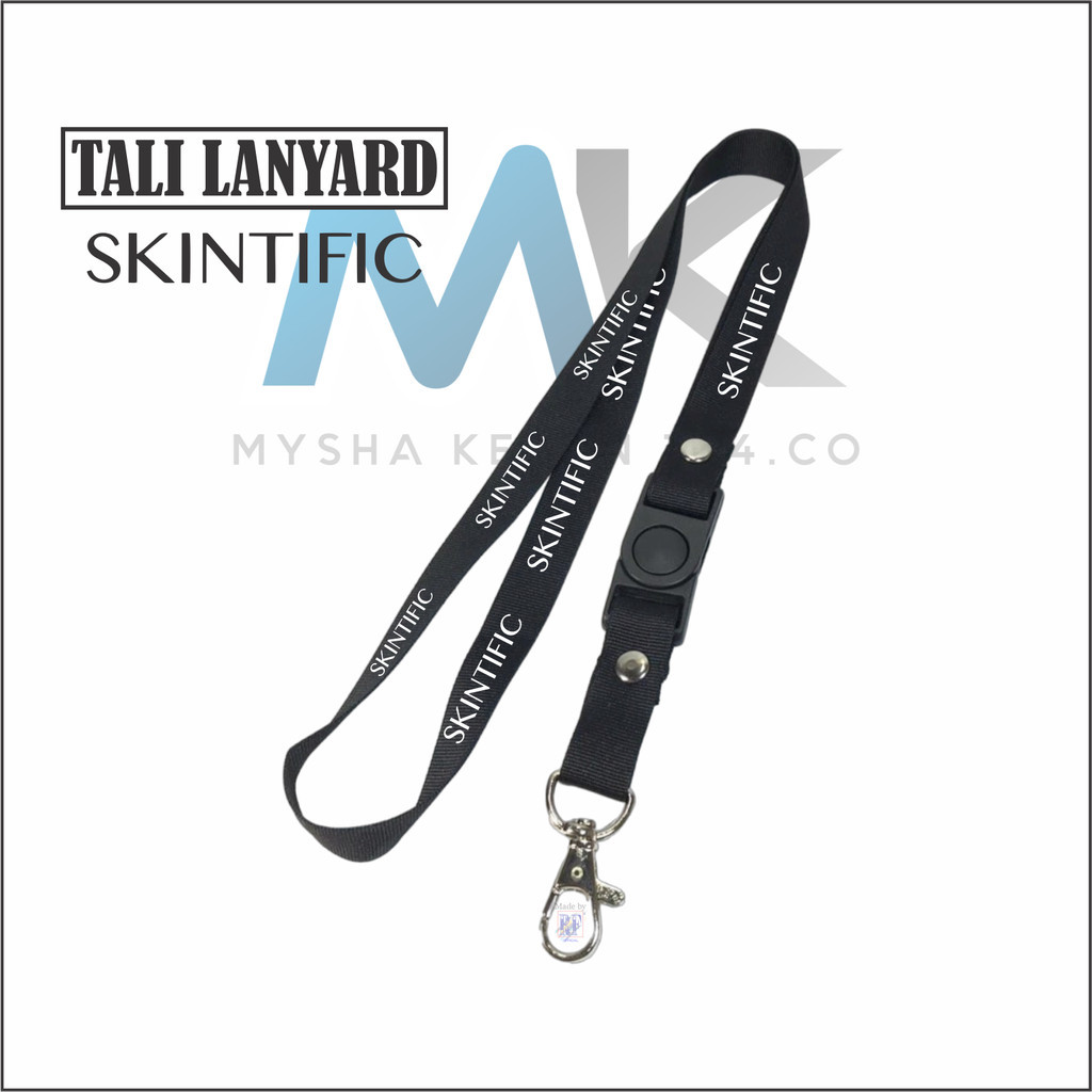 

TALI LANYARD SKINTIFIC LOGO - TALI ID CARD SKINTIFIC SKIN CARE GANTUNGAN KUNCI GANTUNGAN FLASHDISK GANTUNGAN NAMETAG TALI LANYARD BEST SELLER COD
