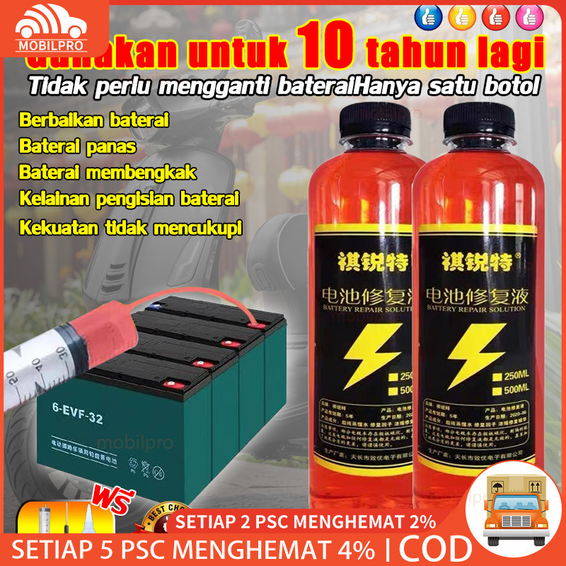 【3 detik untuk diperbaiki Berikan alat】500mlcairan perbaikan aki jual cairan elektrolit aki kering c