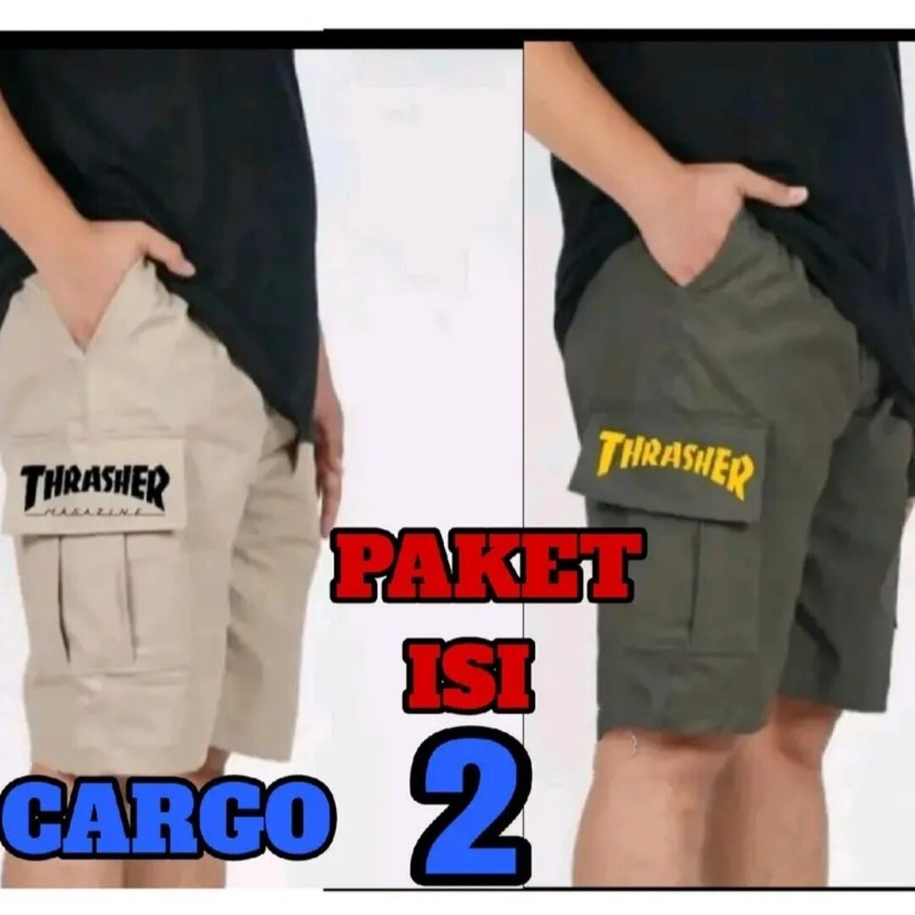 Celana 50rb dapat 2 pcs / Celana Cargo / Celana pendek / Celana pria
