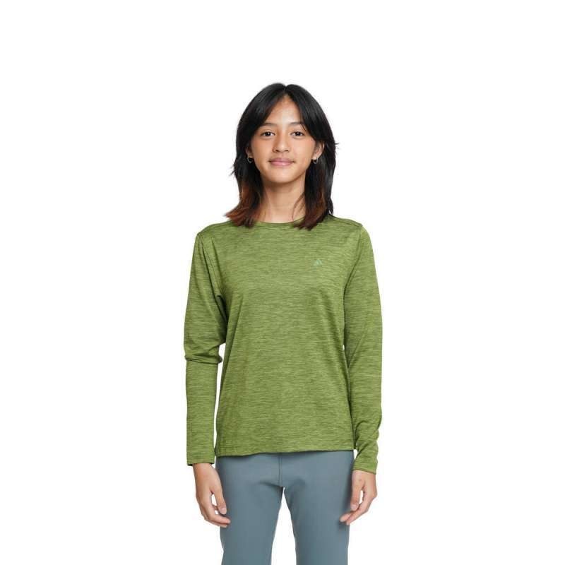 EIGER KAOS ANAK JR MOORLAND ACTIVE LS TEES - GREEN