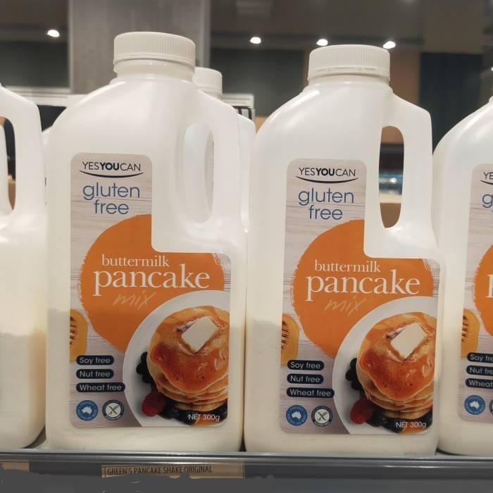 

yes you can pancake mix buttermilk flour 300gr gluten free