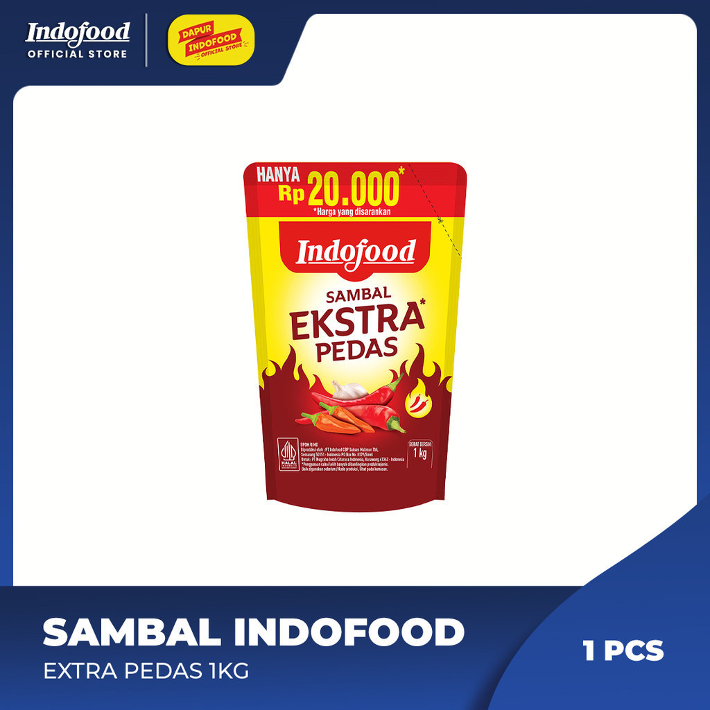 

Sambal Ekstra Pedas Pouch 1 Kg