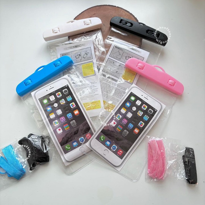 ACEH.SDM 130671 Waterproof | Sarung Hp Anti Air | Case Cover Pelindung Tas Plastik HP Smartphone Ant