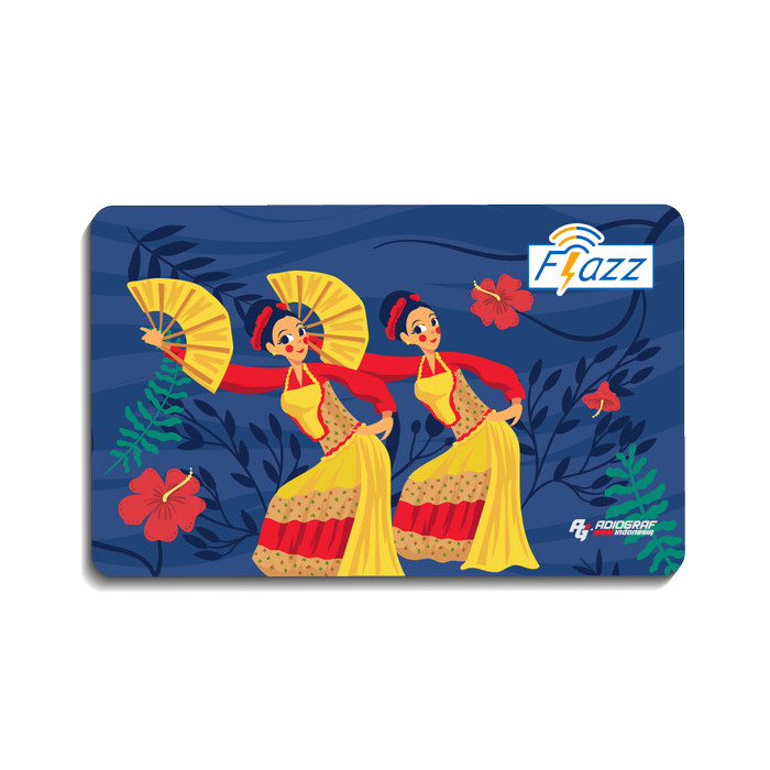 [[conixx]] Cetak eToll Custom - Etoll 1 Sisi/2 Sisi Custom - Brizzi/Flash/E-Money - Desain 5, 1 Sisi