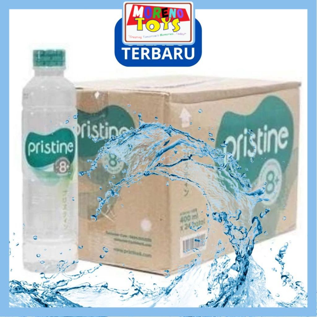 

Air Mineral PRISTINE PH 8+ 400 ML Isi 24 Botol PER DUS PER KARTON Termurah