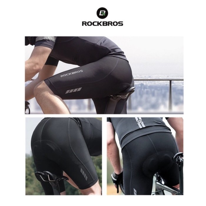 ROCKBROS RK2001 Celana Pendek Jersey Sepeda Olahraga Bicycle Bike Sport Sports Padding Pants Nyaman 