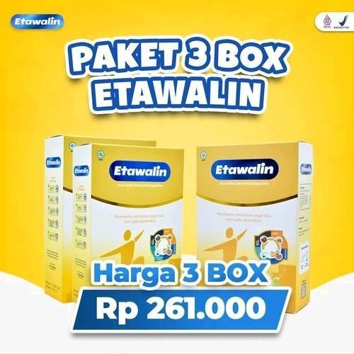 

Paket 3 Box Etawalin Asli Original Sudah BPOM Susu Dairy Milk Kambing Bubuk