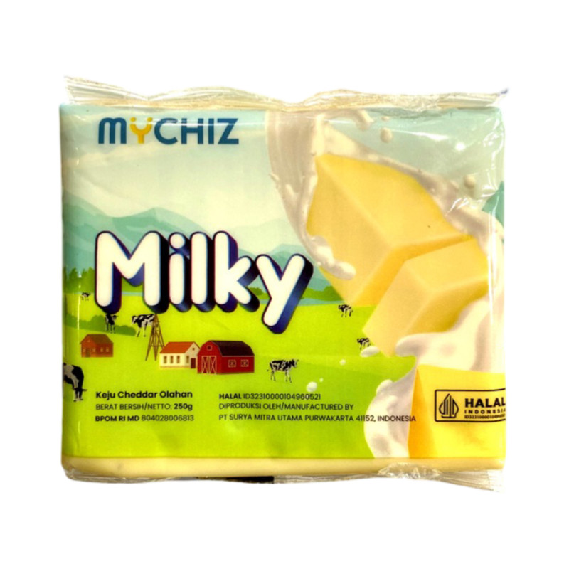 

Mychiz Milky Keju Cheddar Olahan 250gr