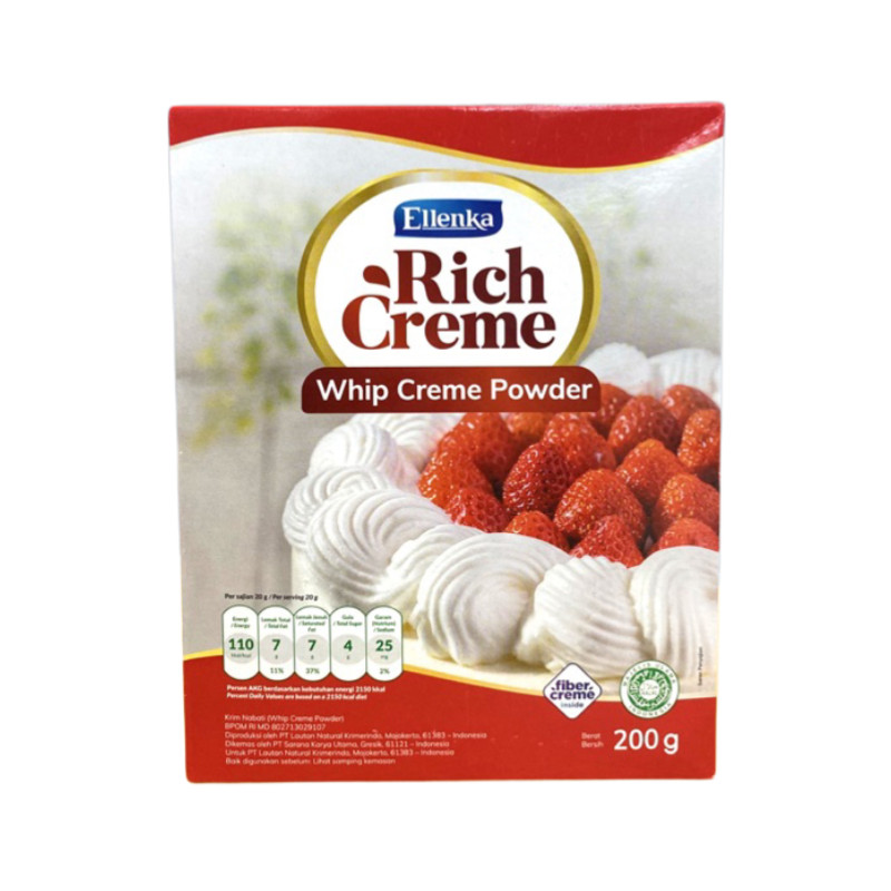 

Ellenka Rich Creme Whipe Cream 200gr