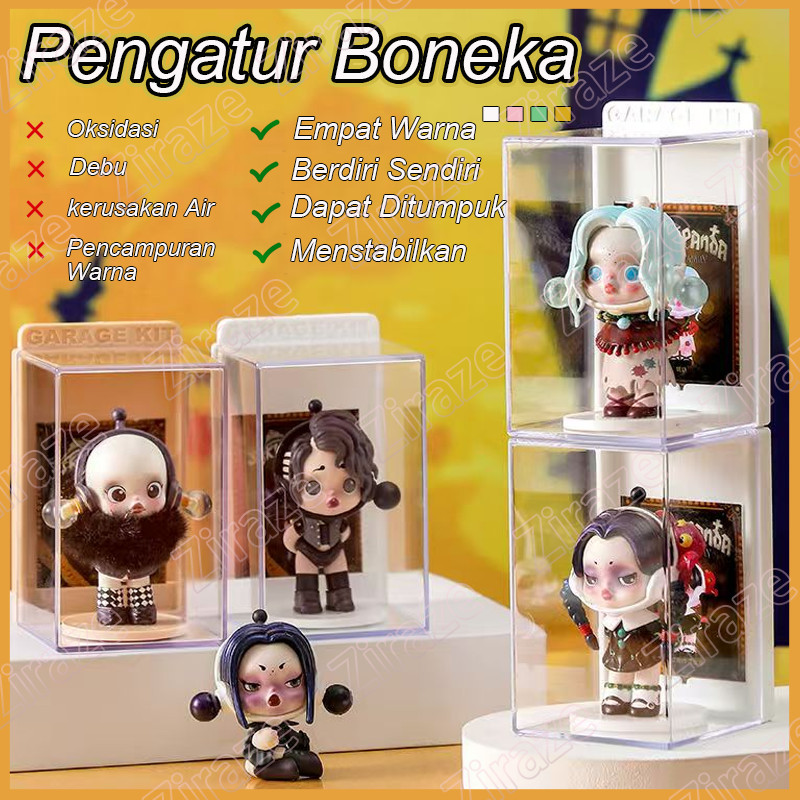 1PC / 6PCS - Kotak Digital Mini - Figure Display Box Acrylic Storage Kotak  / Kotak Pajangan Berdiri