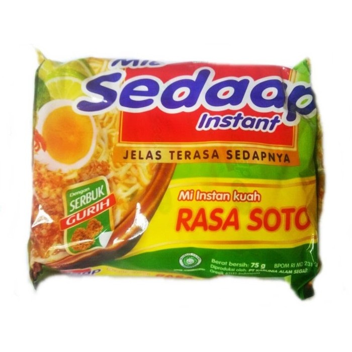 

SEDAP MIE RASA SOTO 75GR