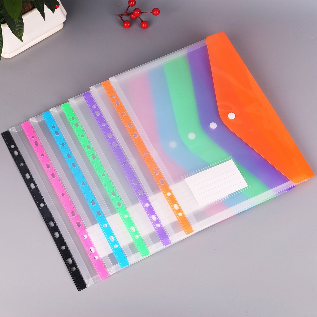 

Multi-use Waterproof Transparent Document Storage Frosted Bag Three-Dimensional File Bag Papers Pouch Folder For Office Home