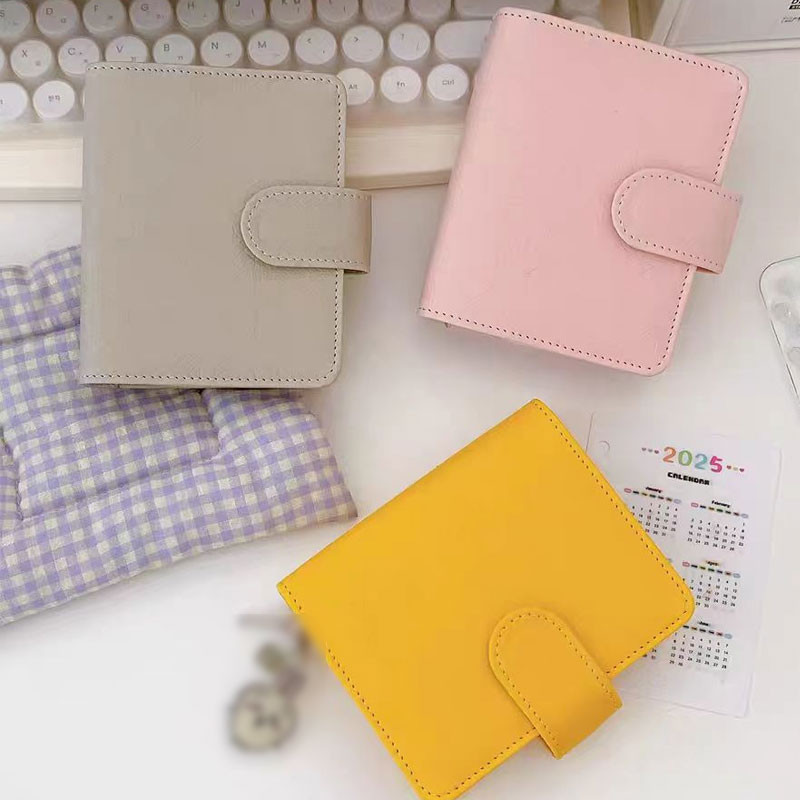

M5 PU Loose Leaf Notebook Cover Money Saving Wallet DIY Portable Journal Agenda Planner 5 Ring Binder Notebook Cover Stationery