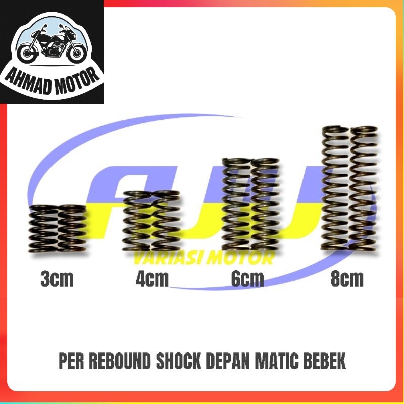Per suling shock depan Per balik reborn sulingan shock depan motor Honda matic bebek