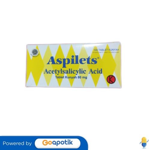 Aspilets 80 Mg Box 100 Tablet