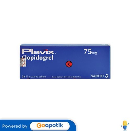 Plavix 75 Mg Box 28 Tablet