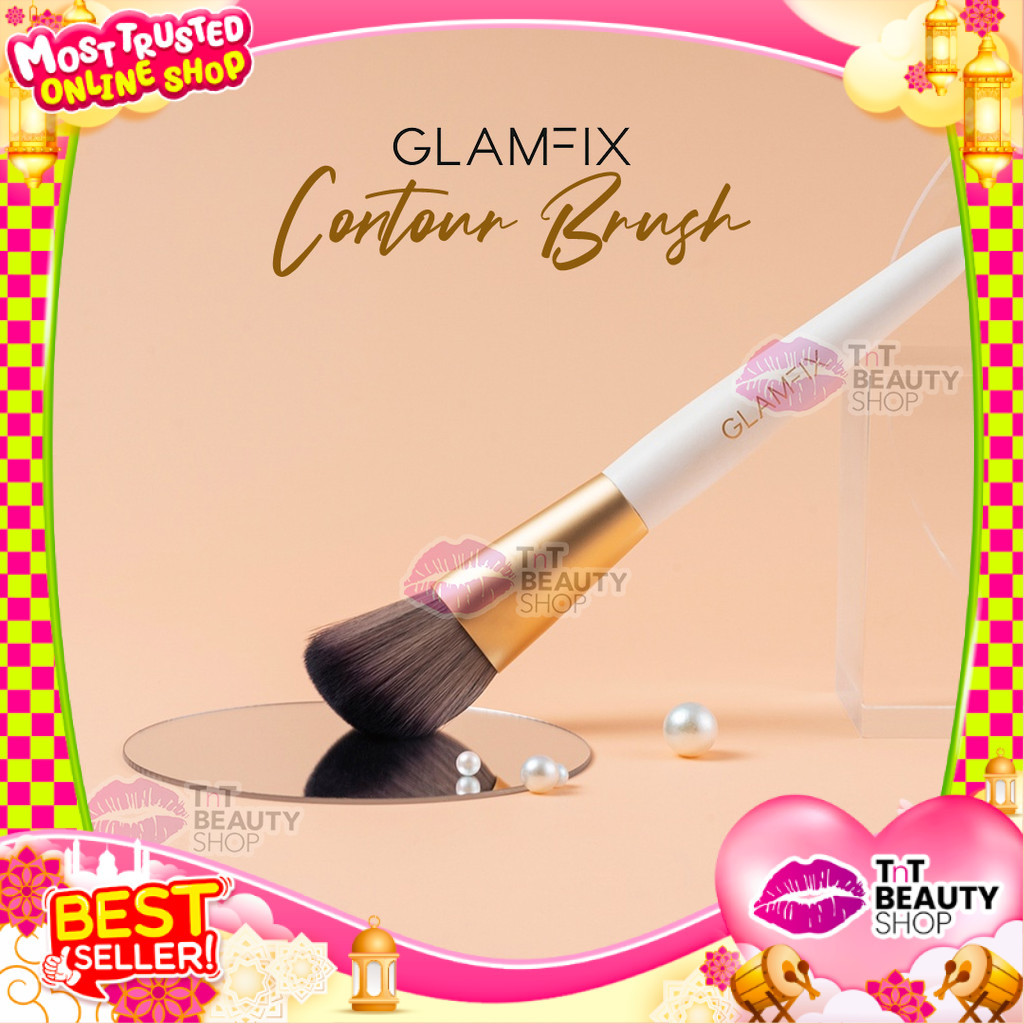 GLAMFIX Delicate Contour Brush Make Up 1 Pcs - Kuas Make Up | GLAM FIX Alat Kecantikan Makeup by YOU