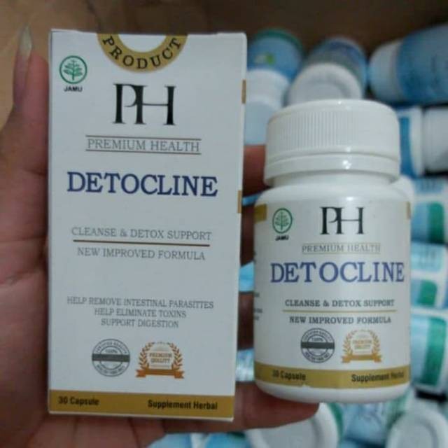 DETOCLINE PH Obat Herbal Utk Membunuh Cacing Parasit Dalam Tubuh