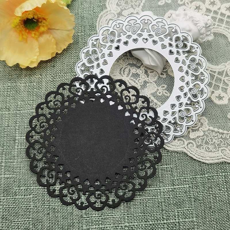 

Garland Cushion Scrapbook Embossing Papercutting Greeting Card Metal Knife Mold Manual Punch Stencil Handicraft Cutting Die