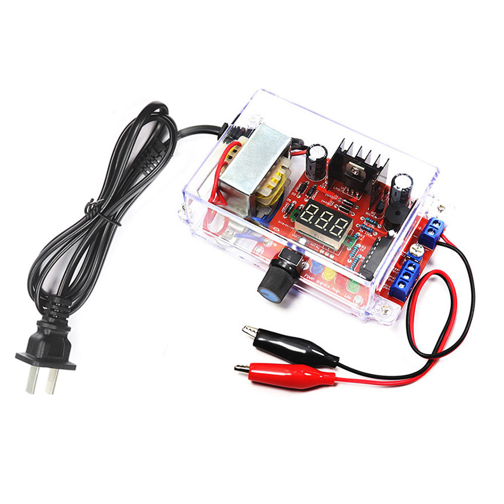 DIY Kit LM317 Adjustable Regulated Voltage 110V 220V to 1.25V-12.5V Step-down Power Supply Module PC