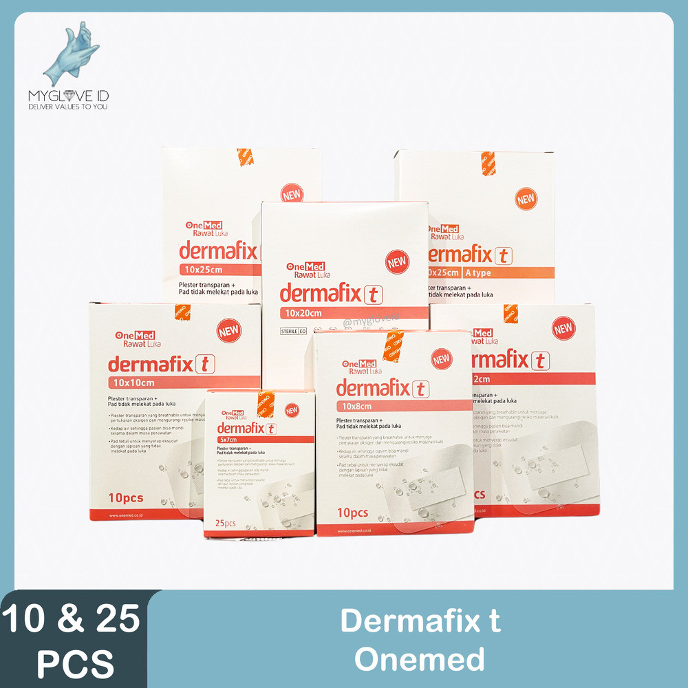 Dermafix T / Plester Luka Transparan Anti Air Onemed
