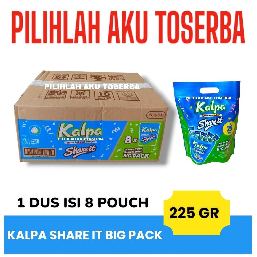 

KALPA Share It Pouch Kemasan BESAR BIG PACK - ( HARGA 1 DUS ) pusat grosir jajan hari raya murah