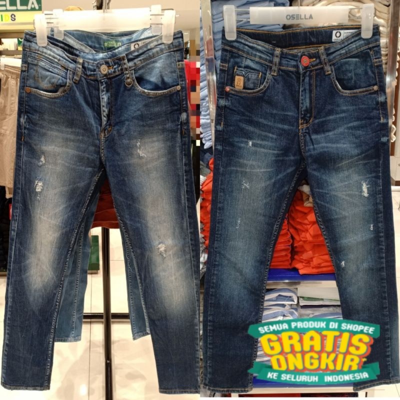 CELANA JEANS ANAK COWOK ORI BRAND OSELLA KIDS ( 4-16 thn )/ langsung proses COD