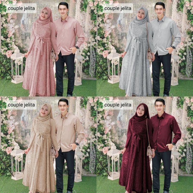 COUPLE JELITA/COUPLE KELUARGA/COUPLE MUSLIM/BAJU PASANGAN MUSLIM/COUPLE