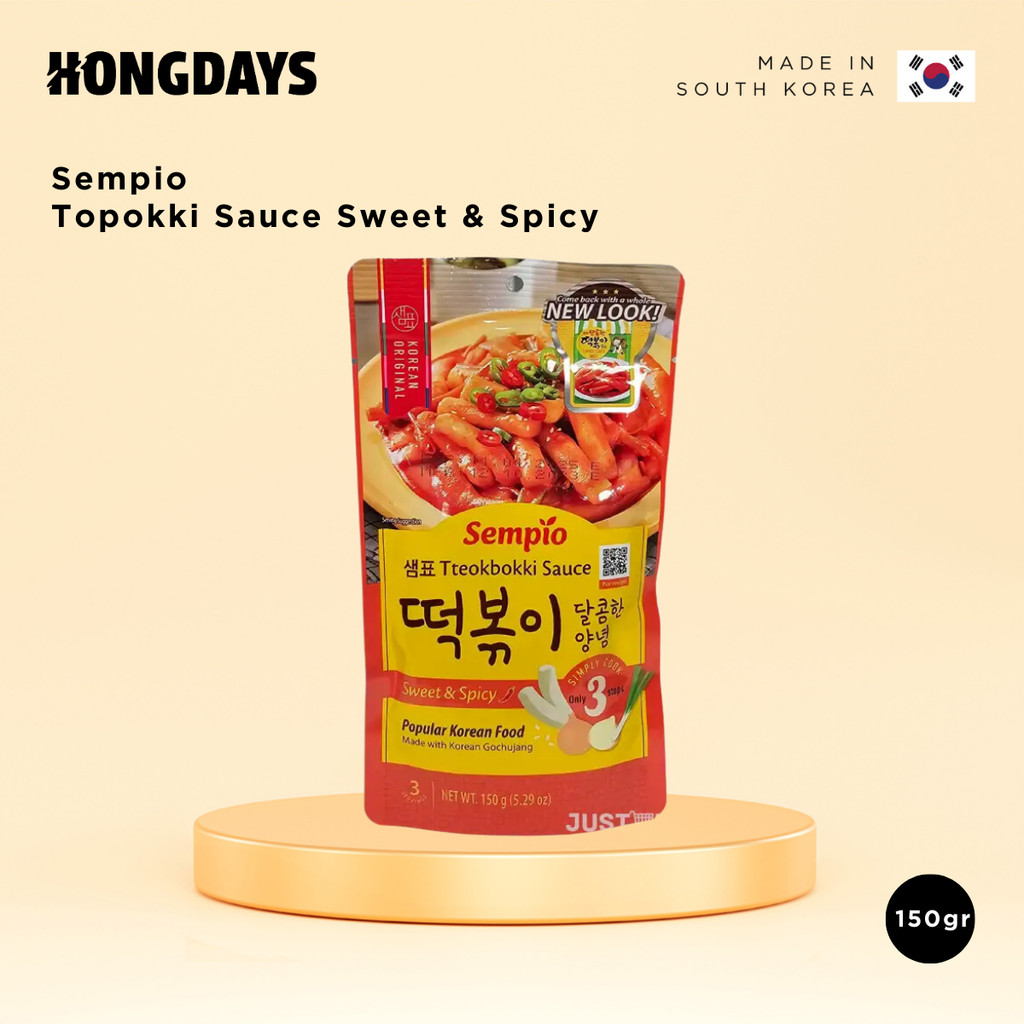 

Sempio Topokki Sauce Sweet & Spicy 150g - HONGDAYS