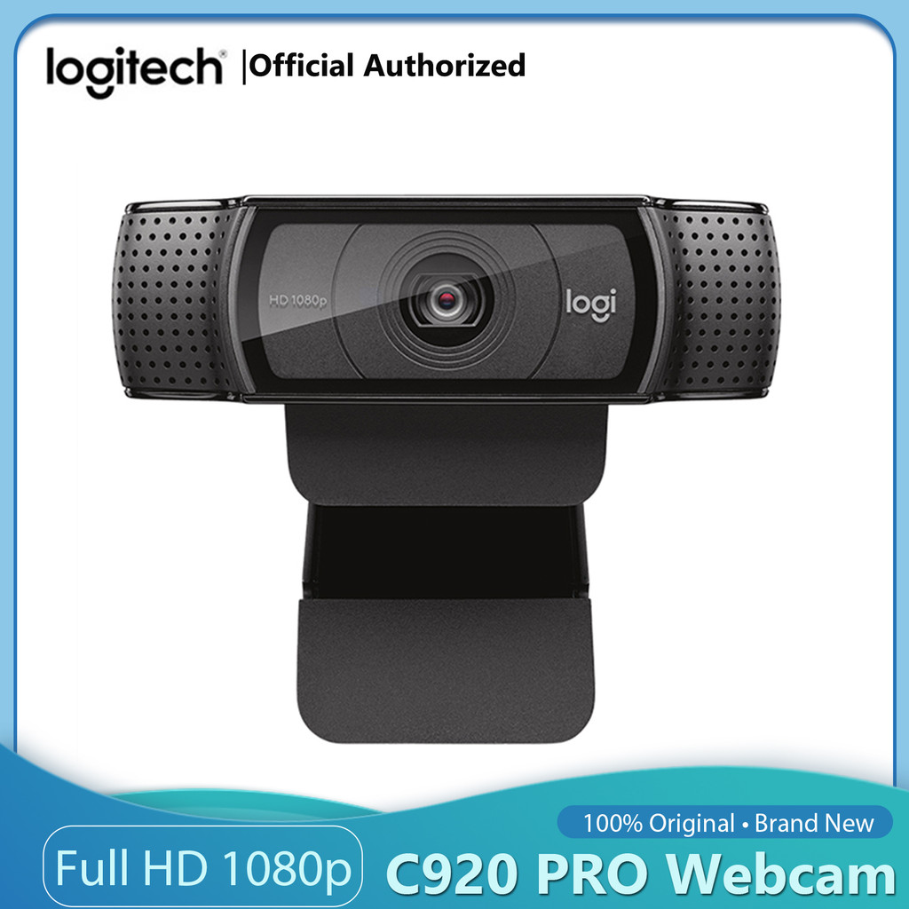 Logitech C920 Pro HD Webcam 1080P Widescreen Video Calling Recording Laptop 30fps CameraWeb Cam Auto
