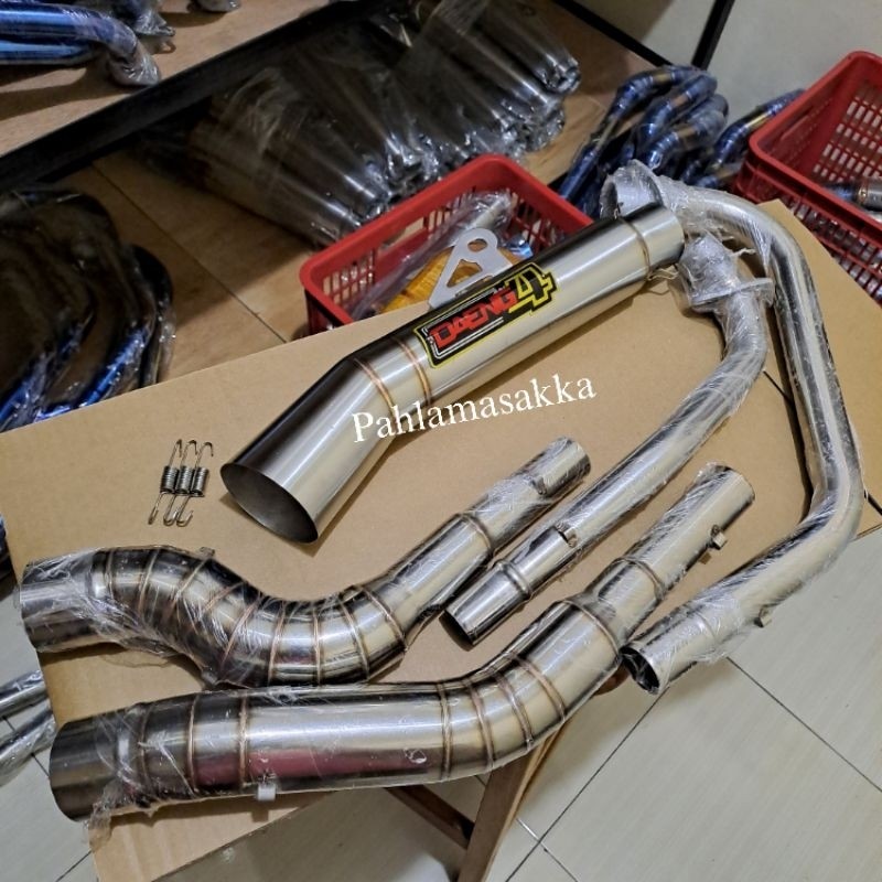 1set Daeng Sai4 OPEN tube exhaust pipe Tmx 125 155 pinoy skygo 125 150 rusi_tc bajaj raider 150carb,