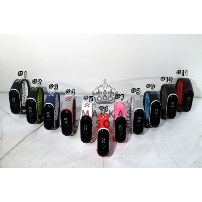 P R O M O STRAP NIKE XIAOMI MI BAND 3 MIBAND 3 SILICONE KARET RUBBER RUGGED