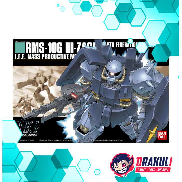 Drakuli HQ BANDAI Plamo HGUC RMS-106 HI-Zack Earth Federation Force