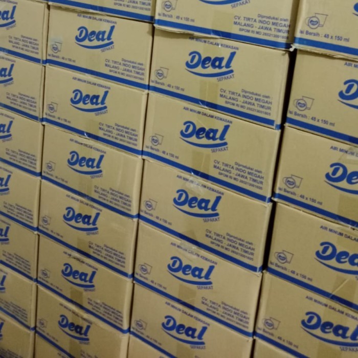 

Air Mineral Merk Deal 150 ml isi 48 pcs