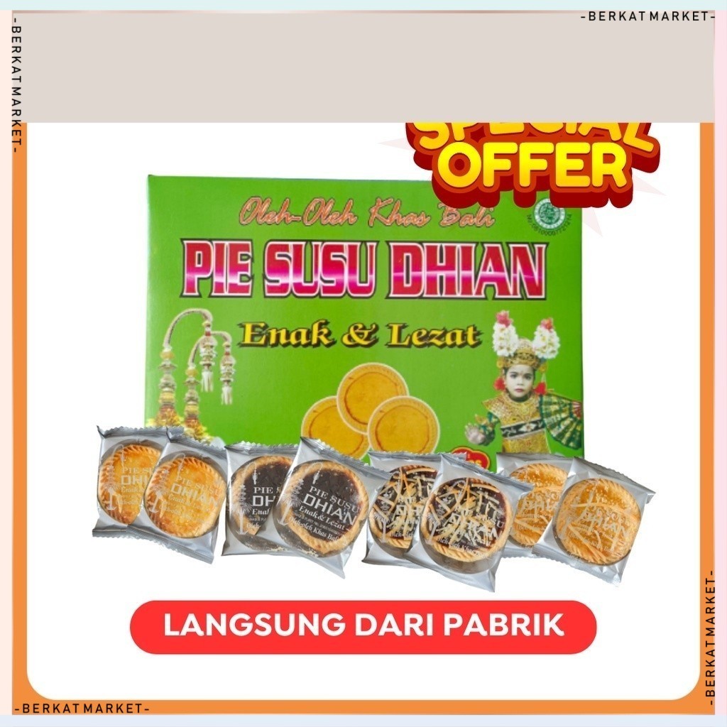 

Pie Susu Dhian 25pcs Oleh Khas Bali