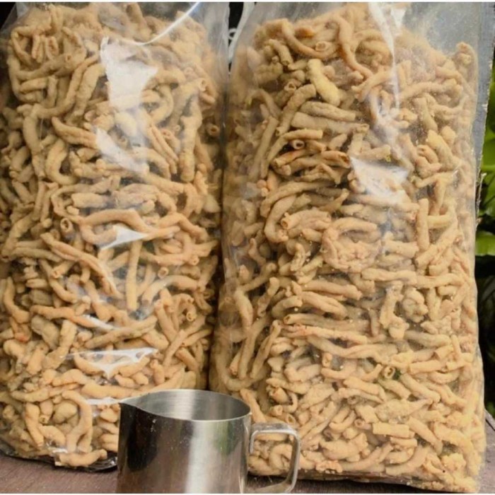 

AZ Ready [ 1Kg ] Keripik Usus Crispy Original Daun Jeruk 1000 Gram