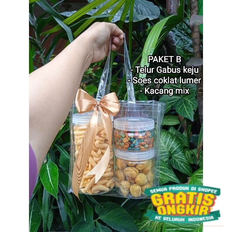 

paket Hampers snack parsel cemilan lebaran natal goodie bag cemilan/ New kado