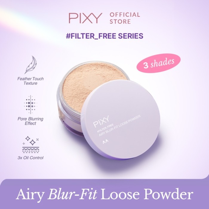 BEAUTYLAND PIXY AIRY BLUR FIT LOOSE POWDER BEDAK TABUR MAKEUP KOSMETIK WAJAH